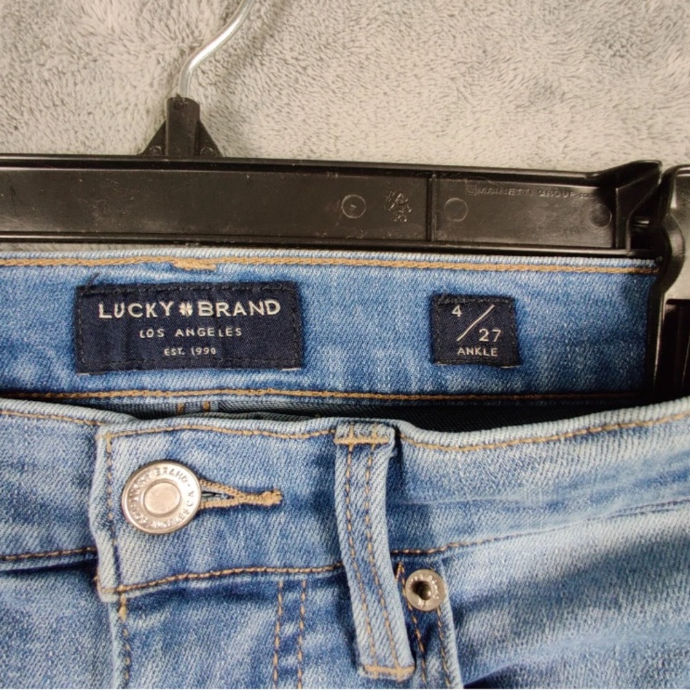 Lucky Brand Jeans. Women 4/27. Bridgette Skinny, High Rise, Denim Stretch Pants. - Picture 8 of 10